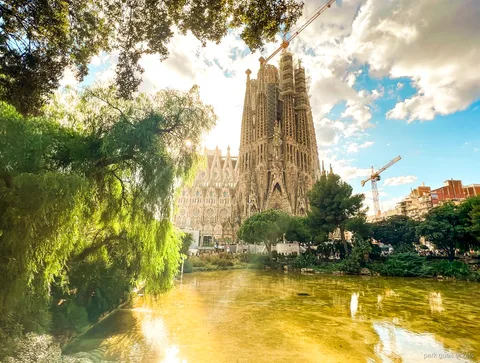 Gothic Quarter street walked during the Sagrada Familia and Park Guell tour